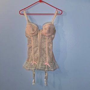 Lace Lingerie chemise with garters sexy little thing